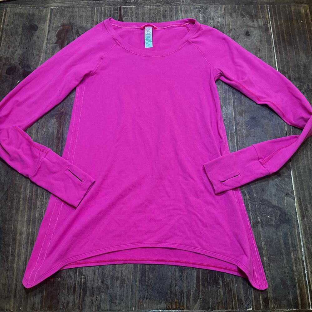 Ivivva Long Sleeve Shirt sz 12 Pink Activewear Top